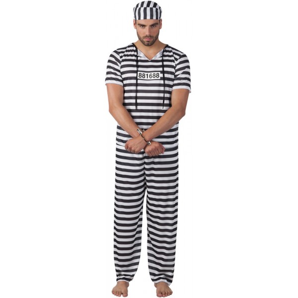 Prisoner Costume - Men - 83820-Parent