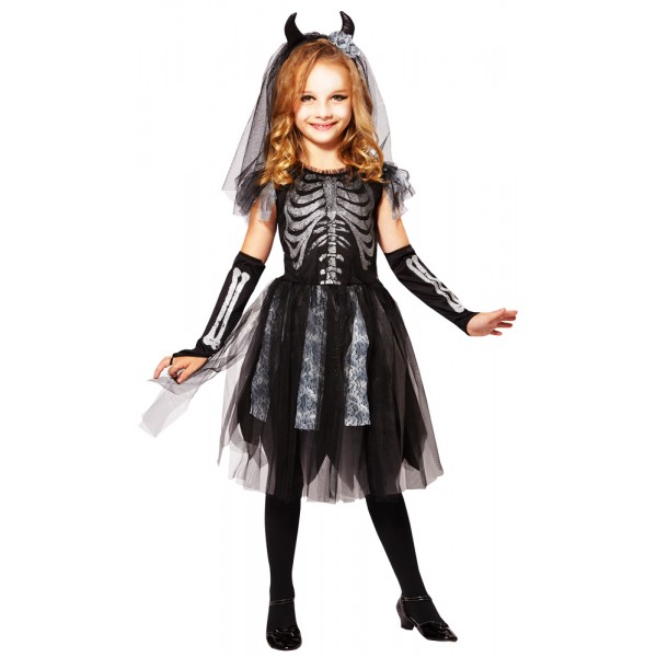 Costume - Glittery Skeleton - Girl - 7486-Parent