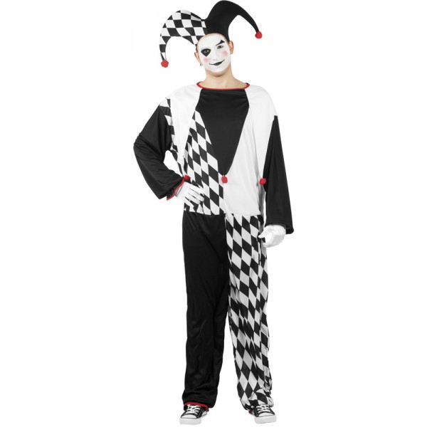 Harlequin Jester Costume - Adult - 83825-Parent