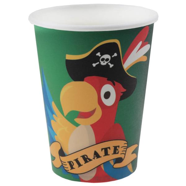 Paper cups x 10 - Pirate - 7519