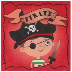 Paper napkins x 20 - Pirate