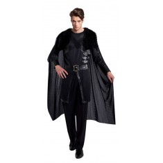 Black Knight Fur Costume - Men