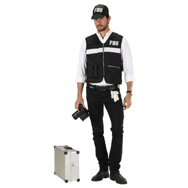 FBI agent vest and cap - 7586F-Parent