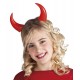 Miniature Devil Horns Headband - Red - Child