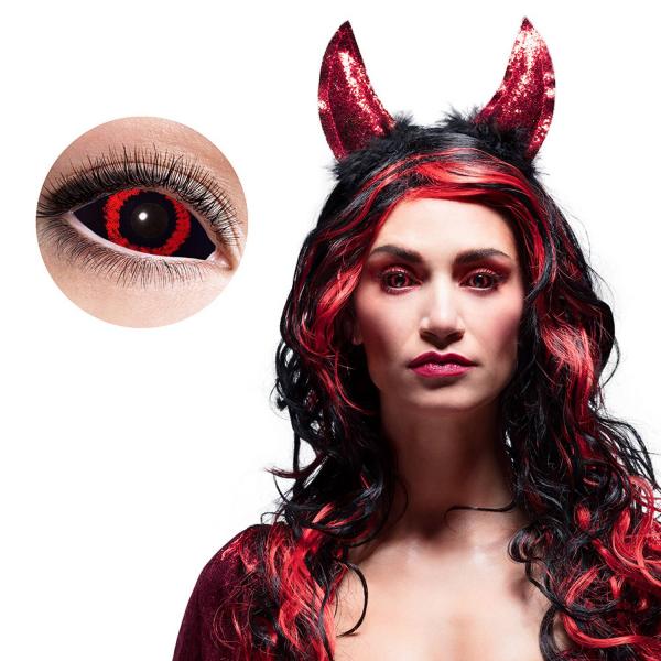 6 Month Sclera Lenses: She-devil - RDLF-40042