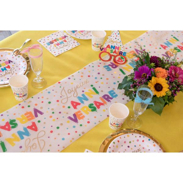 3m table runner - Birthday Balloon - 7223