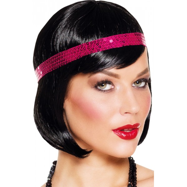 Wig with Headband - Charleston - Brown - 85824