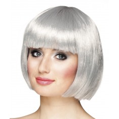 Gray Cabaret Wig