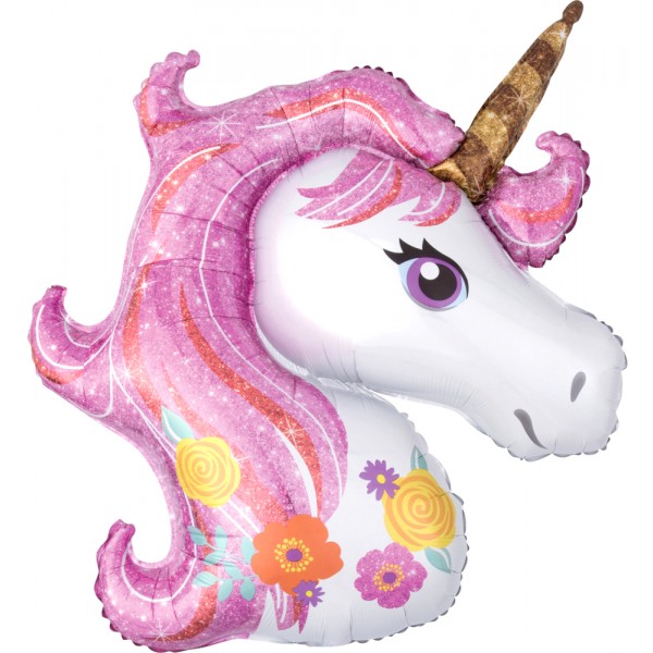 Magical Unicorn Metallic Balloon - 3727301