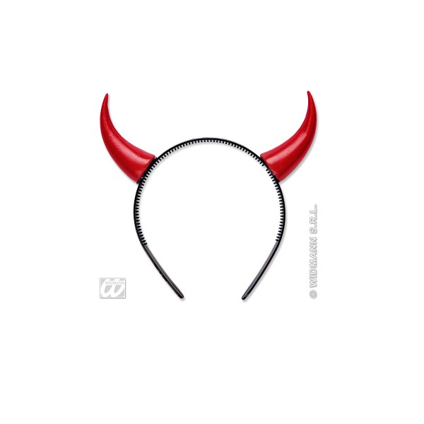 Devil Horns Headband - Red - 5483C_RG