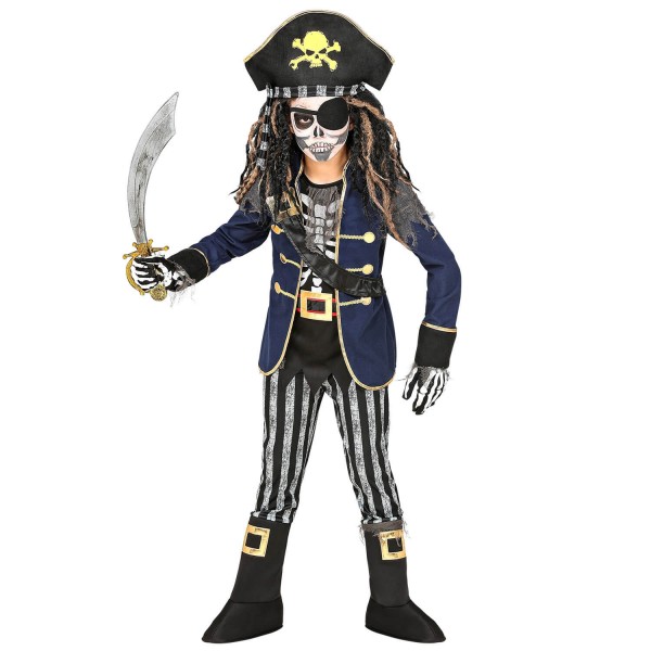 Skeleton Pirate Captain Costume - Boy - 97325-Parent
