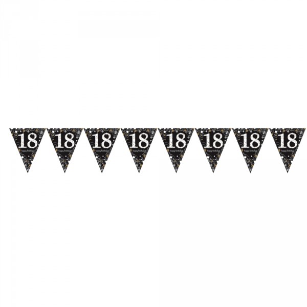 Sparkling Celebrations 18 Years Pennant Garland - 9900551