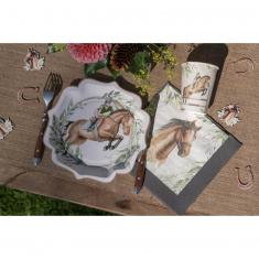 Paper napkins x 20 - Equine