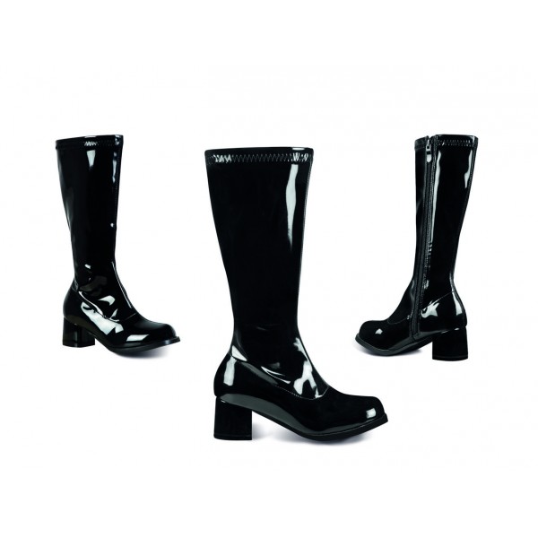 Black Retro Boots - Child Size 34 - 49003