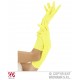 Miniature Neon Yellow Long Gloves