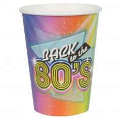 Cardboard cups x 10 - 80's