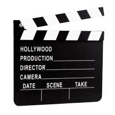Hollywood Filming Clapperboard