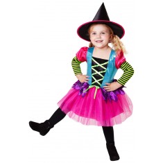 Witch Costume - Neon - Child