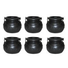 Mini-Cauldron Decoration x6