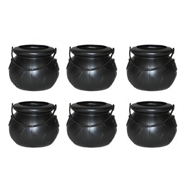 Mini-Cauldron Decoration x6 - 54429