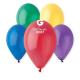 Miniature 50 Crystal Balloons - 30 Cm - Multicolored