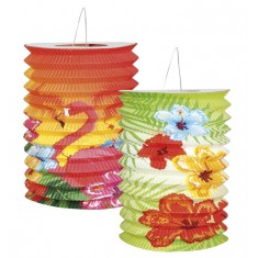 Set Of 2 ''Aloha'' Lanterns