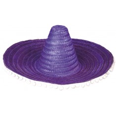 Purple Fernando Sombrero Hat - Adult