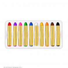 Set Of 10 Makeup Pencils - 24 ml