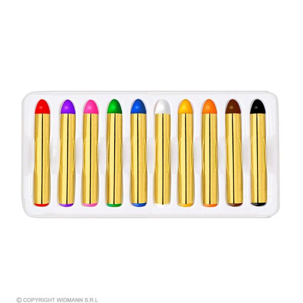 Set Of 10 Makeup Pencils - 24 ml - 50051