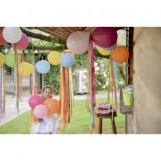 Multicolored latex balloons x 100