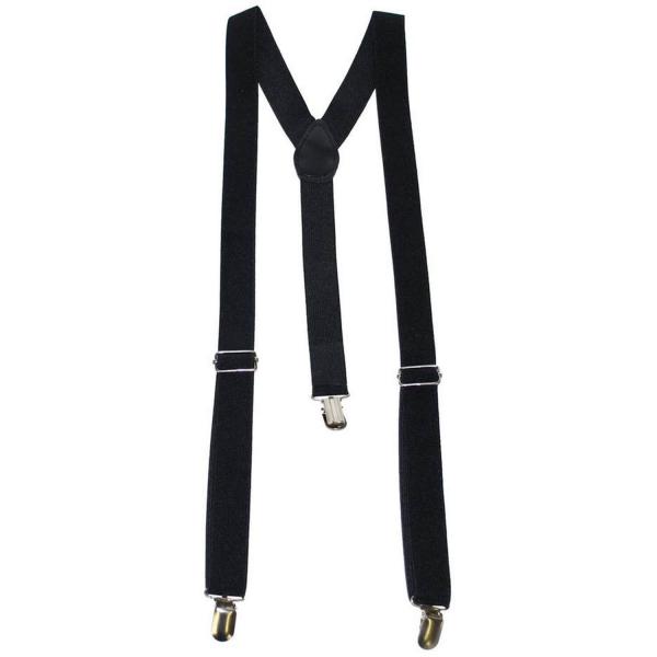 Pair of black suspenders - 60484FUN