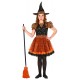 Miniature Witch Costume - Orange - Child