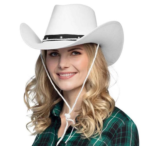 White Texas Hat - Adult - 04384