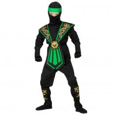 Green Ninja Combat Costume - Child
