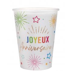 Festicolor Birthday Goblet - White