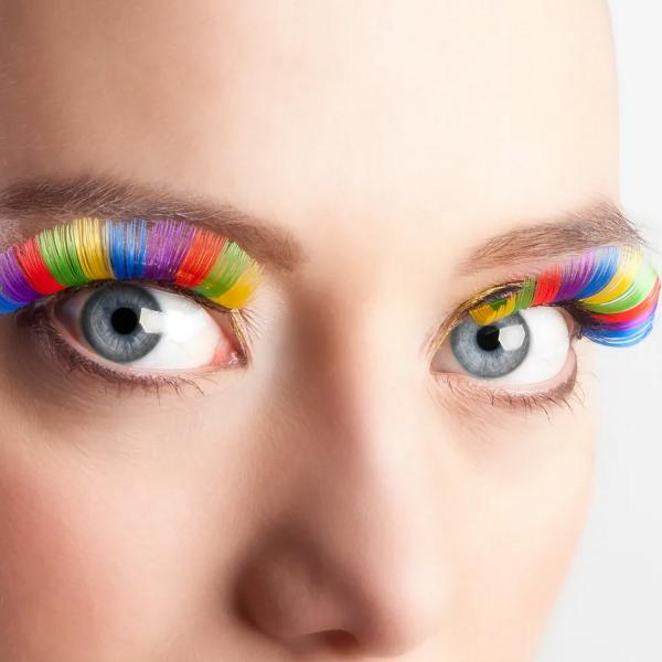 Multicolor False Eyelashes - 01620