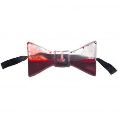 Bow tie with blood
