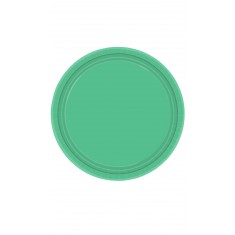 Green Paper Plates (set of 8)