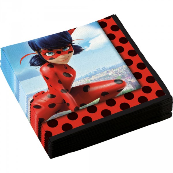 Miraculous Ladybug™ Napkins x20 - 9902875