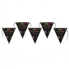Festicolor Birthday Banner - Black