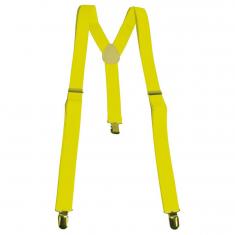 Neon Yellow Suspenders