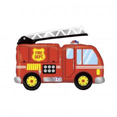 Aluminum Balloon 102 cm - Fire truck