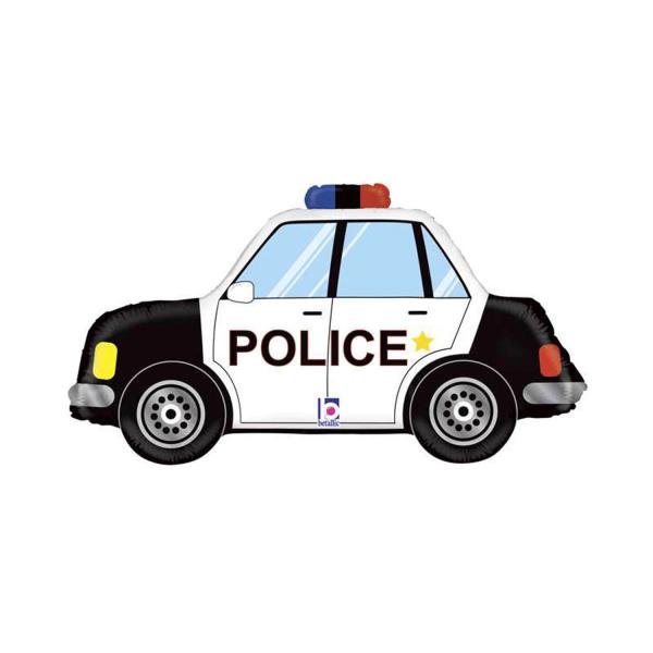 Aluminum Balloon 86 cm - Police car - 35686-P