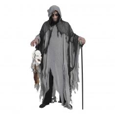 Gray ghoul cape - Adult