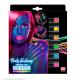 Miniature Set of 6 Neon Makeup Pencils - 21 ml