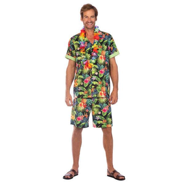 Hawaiian Costume - Black - Men - 9908727-Parent