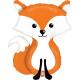 Miniature Balloon - Woodland Fox 