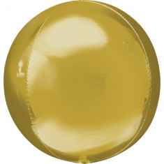 Gold Mylar Sphere Balloon