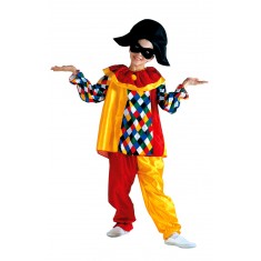 Harlequin Child Costume, Carnival Costume