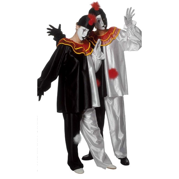 Carnival Costume: Unisex Pierrot Costume - 35352-Parent
